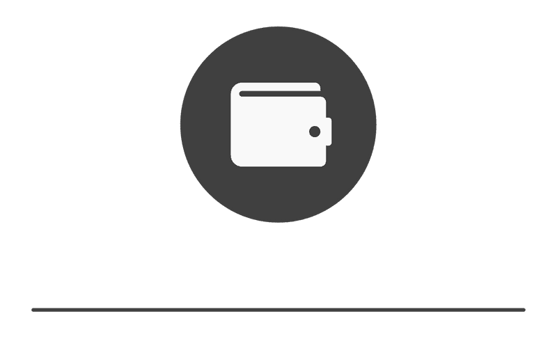 Wallet Icon Grey